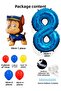Blue Number Balloon Paw Patrol Characters Balloon Welcome Set Claw Gang - 3