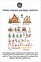 Santa Claus and Friends New Year Christmas Ornament Glass Door Wall Sticker Set - 3