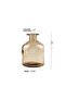 Mini Amber Simple - Small Glass Vase - 2
