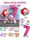 Little Mermaid Ariel Little Mermaid Balloon Bouquet Fuchsia Number Balloon - 3