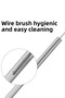 Transparent Glass Pipette Set of 6 Cleaning Brush - 5