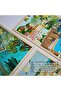 Natural Wood Framed Painting Set of 4 D-025 - 2