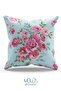 Double Sided Printed Madame Spring Patterned Single Throw Pillow Case - 2