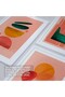 طقم إطار مصفح أبيض مكون من 3 قطع طاولة Hpn035 - 2