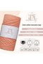 Premium Koton Cotton Macrame Rope Salmon 200 Gr 150 Meters 2mm Cotton Chain Macrame Bag Rope Supla Rope - 3