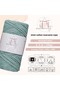 Premium Koton Cotton Macrame Rope Green 200 Gr 150 Meters 2mm Cotton Macrame Bag Rope Supla Rope - 3