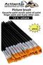 Paint Brush 12 Number 5Pcs Flat Tip Synthetic Painting Brush Economic Watercolor Acrylic Paint Gouache B