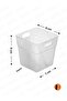 Set of 12 Refrigerator and Door Organizer Organizer Box - 3