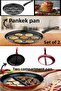 2-Pan Set, Pancake and Meatball Pan Set, Breakfast and Meatball Pan with Compartments, Ramadan Special Iftar Suhoor