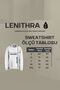 Lenithra Basic Oversize Black Unisex Sweatshirt - 5