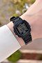 Black Color Silicone Band Children's Wristwatch - 5