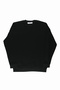 Lenithra Basic Oversize Black Unisex Sweatshirt - 2