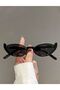 Tina Cat Eye Women's Black Half Frame Sunglasses New Season / Coolandbetter - 3