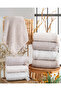 Buldan Üretim Dowry Luxury Jacquard Perla 4-Piece Hand/Face Towel I 50X90
