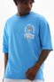 Men's Miami Printed Oversize Fit 100% Cotton Short Sleeve T-Shirt - 2