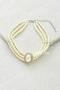 Pearl Choker Necklace Pearl Stone Choker Necklace Gold - 2