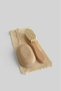 100% Natural Goat Hair Baby Hair Brush and Natural Goat Milk Baby Soap Set of 3 with Storage Pouch - 5