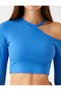 Crop T-Shirt Long Sleeve Window Detailed - 5