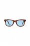 Wayf Leopard Cross Cut Blue Glass Sunglasses / Ren Eyewear - 4
