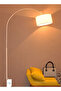 Nordic Simple Eye-Protection Vertical Floor Lamp with 9W Tri-Color LED, White - 2