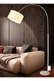 Nordic Simple Eye-Protection Vertical Floor Lamp with 9W Tri-Color LED, White - 3