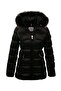 Women's Long Removable Natural Fur Hooded Padded Wind Resistant Water Repellent down Jackets 8651 - 4
