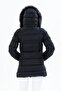 Women's Long Removable Natural Fur Hooded Padded Wind Resistant Water Repellent down Jackets 8651 - 3