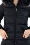 Women's Long Removable Natural Fur Hooded Padded Wind Resistant Water Repellent down Jackets 8651 - 6