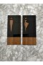 Women & Men Wc Routing Sheet Set with Self Adhesive Tape Black Pearl Mdf Series 20X10 cm - 3