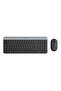 MK470 Kablosuz İnce Türkçe Q Klavye Mouse Seti, Siyah 920-009435