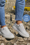 Wide Fit White Rubber Laced Men's Casual Shoes 404 m