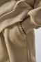 Hooded Girls' Tracksuit Set with Stitching Detail, Linden Green - 6