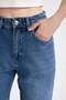 Straight Wide High Waist Long Jeans Washed Pants D8152Ax24Wn - 5