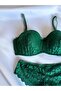 Underwire Gatherer Unpadded Strapless Lotus Bra and Panty Set - 5