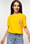 Crochet Knit Detailed Rainbow T-Shirt - 2