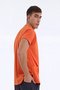 Single Top Stretch Fabric Unisex Surgical Scrubs Orange | Brl Scruble - 6