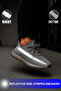 Bdmr3 |   Movement Reflective Gray Sneaker Daily Walking and Running Training Shoes Men Women