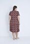 Women's Plus Size Cotton Modal Fabric Print Summer Dress 7863 - 6