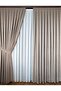 Diamond Double Wing Sandstone Velvet Textured Frequently Pleated Plain Island Background Curtain Sade90 X 270 - 6