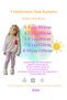 Plush Labubu Baby Figured Floral Patterned Cotton Fabric Double Suit with Elastic Waist Flexible Leggings - 2
