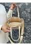 Women's New Season 3-Compartment Luxury Soft Leather Adjustable Crisscross-Strap Stylish Shoulder Bag - 4