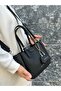 Women's New Season 3 Compartment Soft Leather Adjustable Cross Strap Shoulder Bag - 5