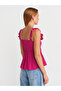 50873 بلوزة مكشكشة-فوشيا - 2
