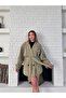 Windbreaker Detail Belted Trench Coat - 2