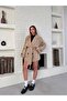 Windbreaker Detail Belted Trench Coat - 4