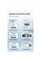 Compact Thermal Shipping Label Printer, Bluetooth Compatible, One-Line Express Printing, White - 2