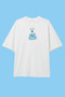 Fish Printed Oversize T-Shirt