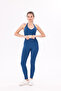 Fit High Waist Tummy Control Mesh Detailed Sports Leggings & Bra Set