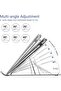 Foldable Laptop Stand, Portable Aluminum Heat Dissipating and Ventilating Ergonomic Riser With Adjustable Height Angle, Extra Strong Stand - 3
