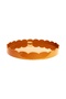Scalloped Tray Orange